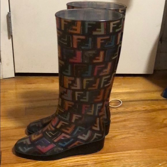 fendi rain boots